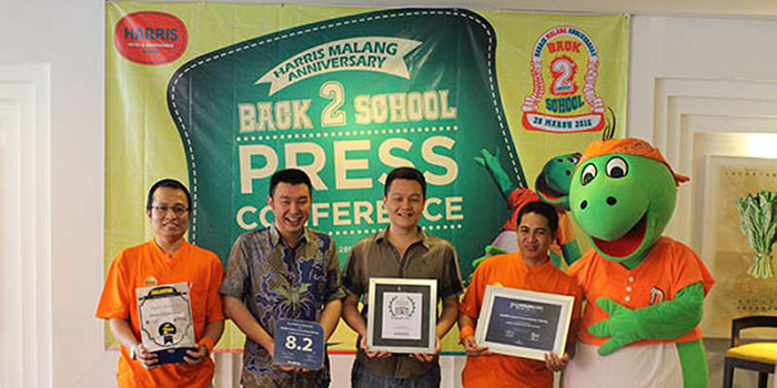 Tiga Award Di Ulang Tahun Ke-2 HARRIS Hotel Malang