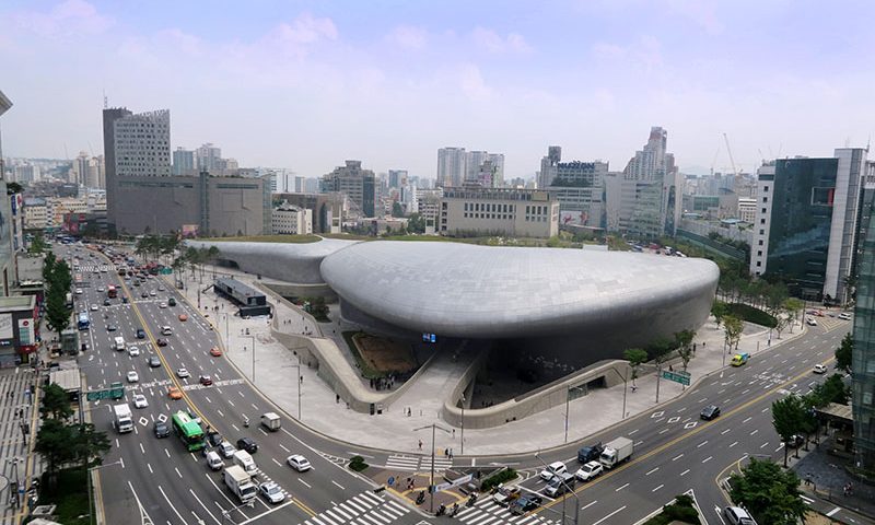 Dongdaemun Design Plaza, Venue Masa Depan Seoul