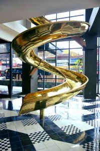 Brass Sliding, Lobby Level ARTOTEL Yogyakarta