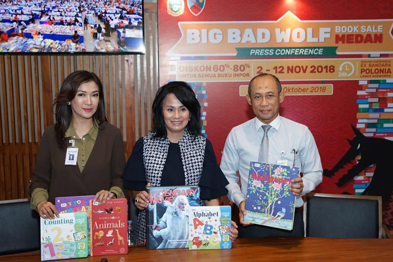Sambut Hari Pahlawan, Big Bad Wolf Hadir untuk Pertama Kalinya di Medan