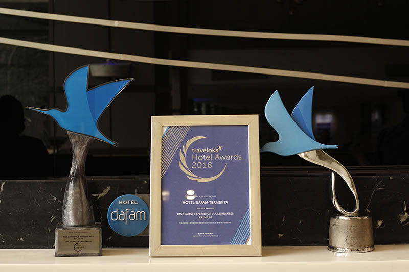 Dafam Teraskita Raih Penghargaan The Best Guest Experience in Cleanliness Premium