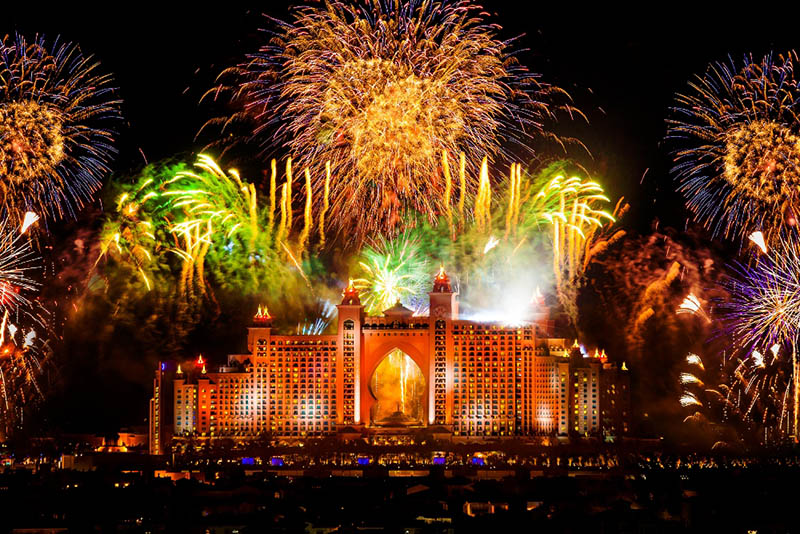 Atlantis, The Palm NYE Fireworks