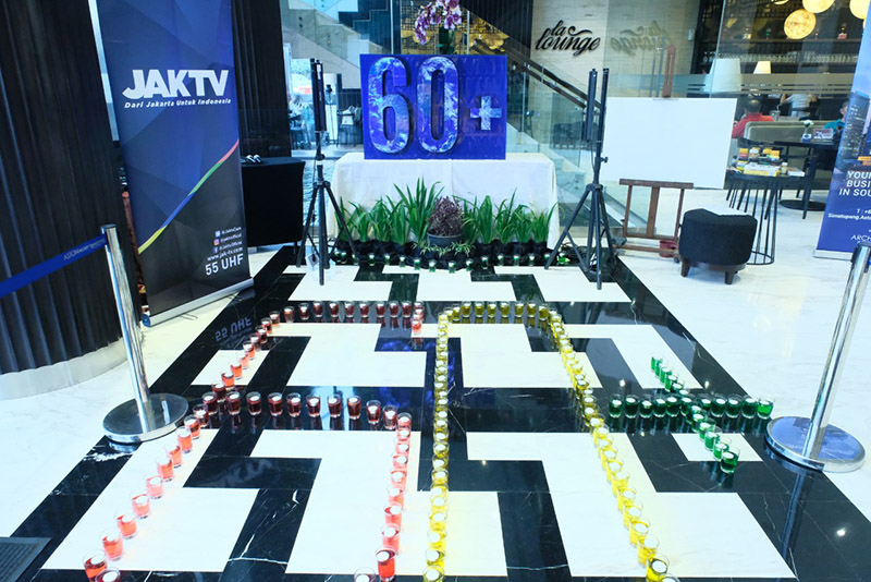 Kampanye Earth Hour di Aston Simatupang