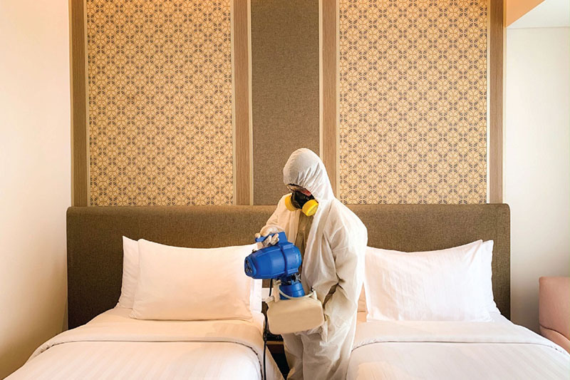 atria hotel gading serpong disinfektan