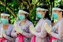 protokol kesehatan masker face shield pemandu wisata bali