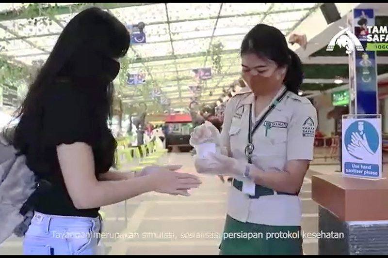 protokol kesehatan hand sanitizer taman safari