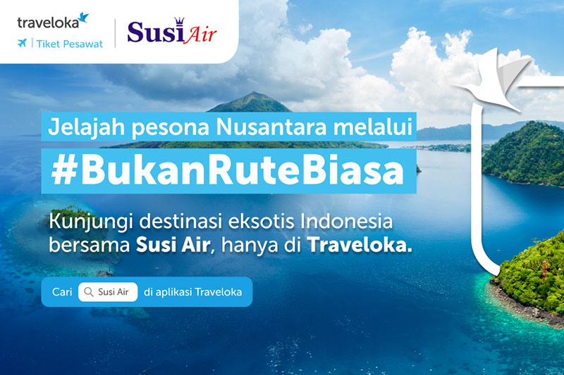 Tiket Susi Air Kini Bisa Dipesan di Traveloka
