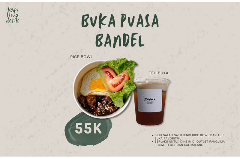 buka puasa bandel Kopi Lima Detik