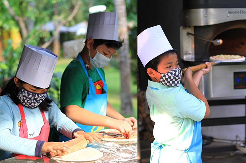 pizza cooking class di Sultan Hotel and Residence Jakarta