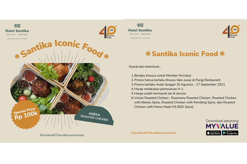 Santika Iconic Food Promo