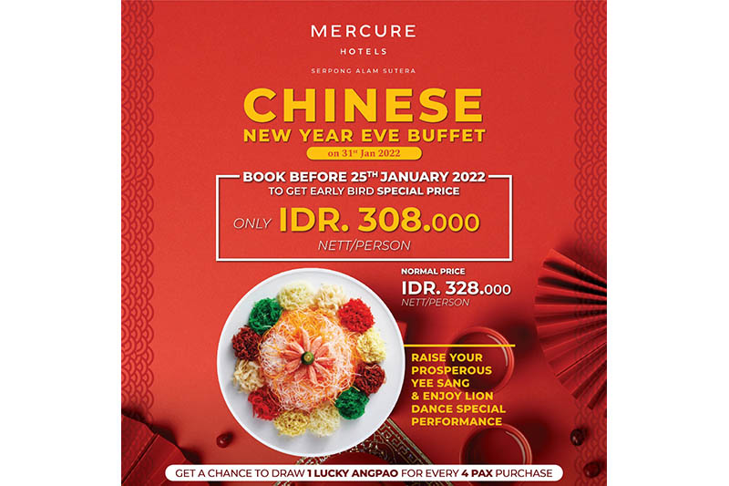 CNYE Buffet Dinner Mercure Serpong Alam Sutera