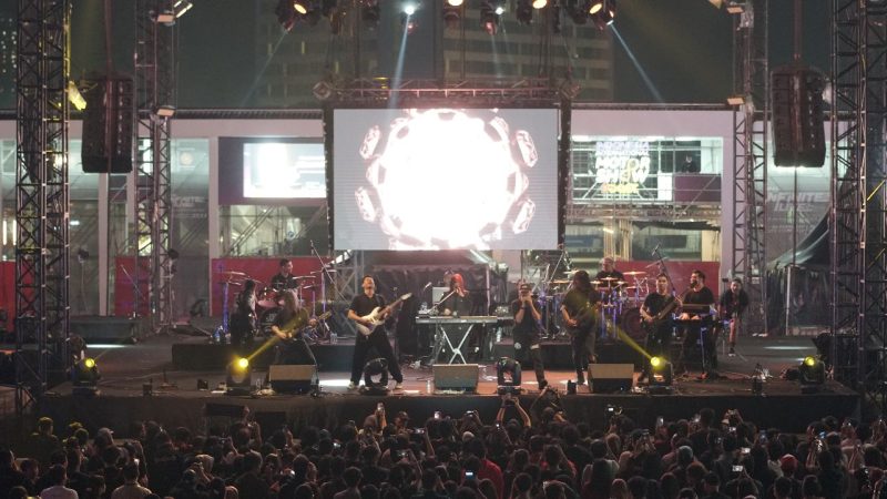 konser musik isyana di iims 2023