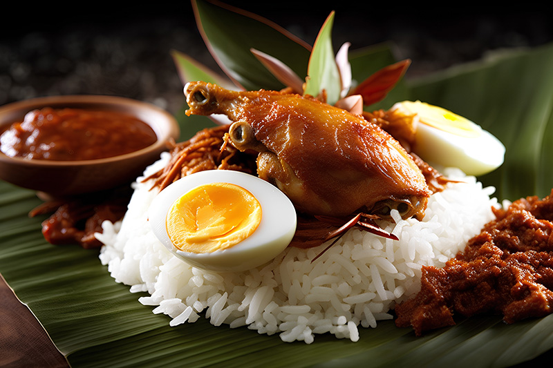 nasi lemak Malaysia Food And Travel Fair