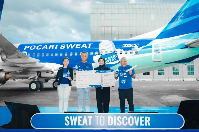 sweat to discover garuda indonesia pocari sweat