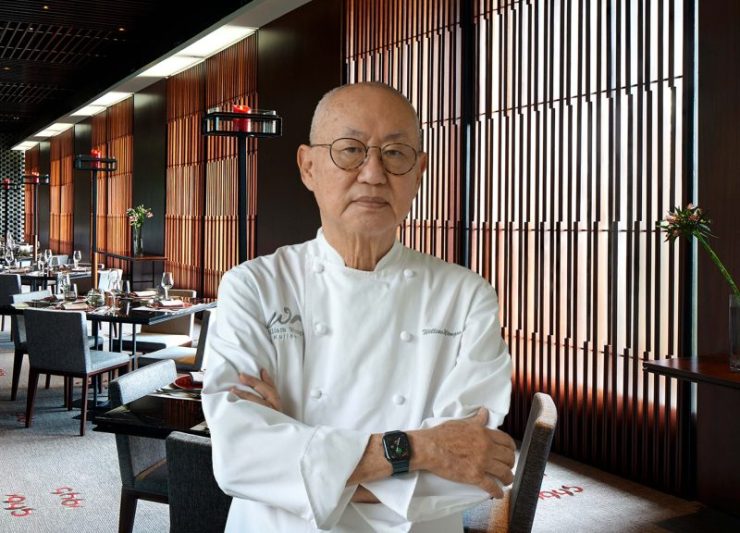 William Wongso at 1945 Halal Restaurant Fairmont Hotel