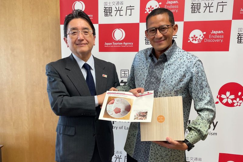 sandiaga uno dan japan tourism agency
