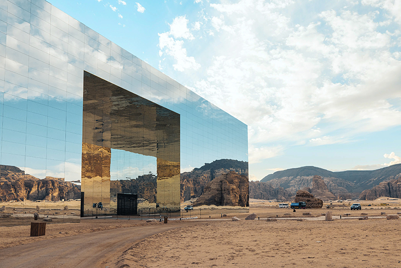 Maraya Concert Hall, the largest mirrored building in the world.