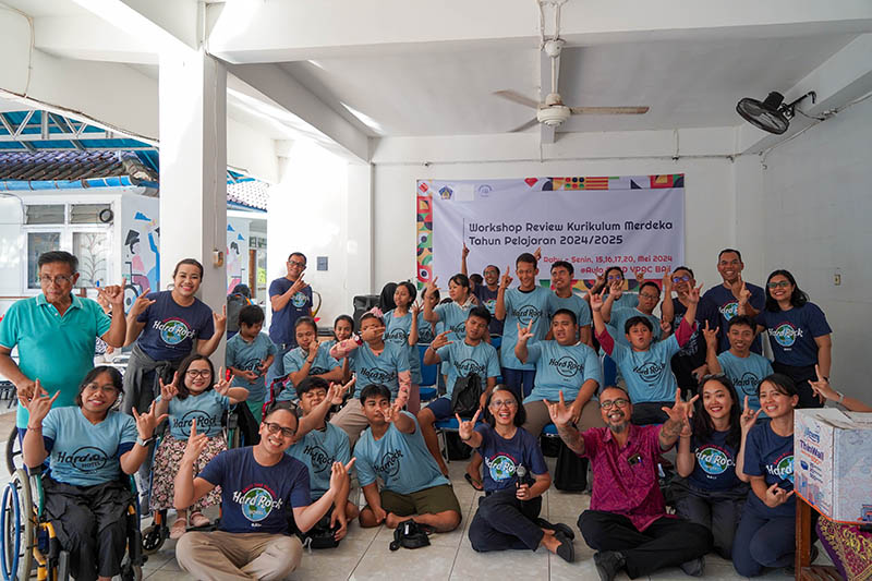 Founders Day Celebration Hard Rock Hotel Bali - visit to YPAC