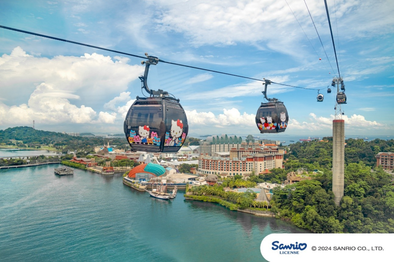 Singapore Cable Car hello kitty