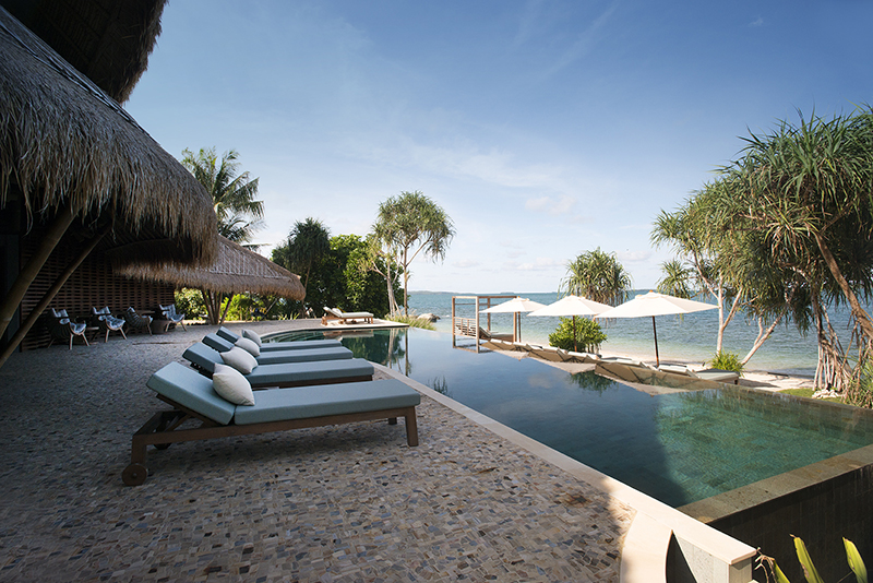 cempedak Main pool by the beach