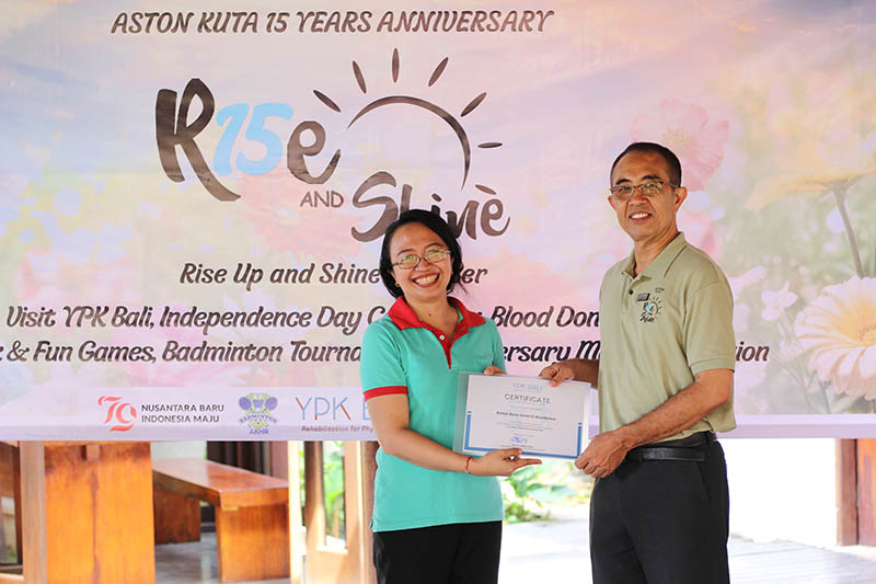 HUT ke-15, Aston Kuta