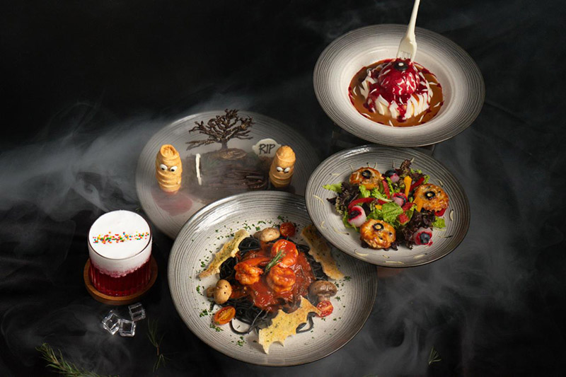 menu halloween Swiss-Belresort Dago Heritage