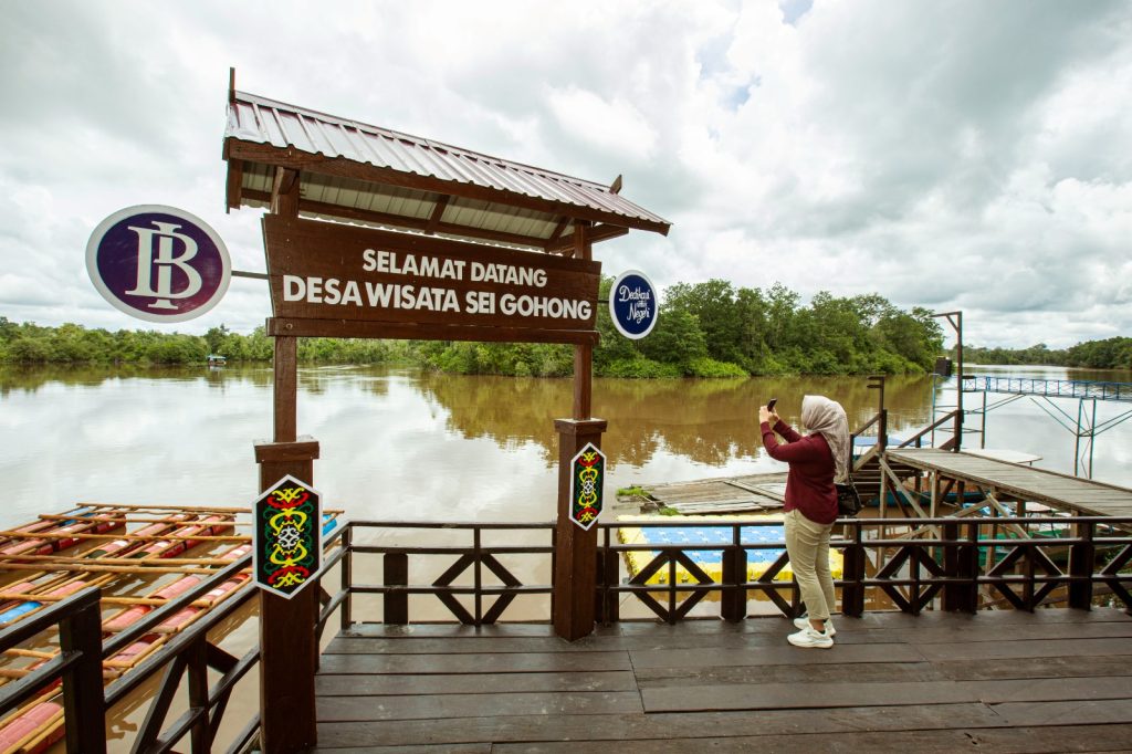 dermaga orang utan pulau kaja sei gohong palangka raya