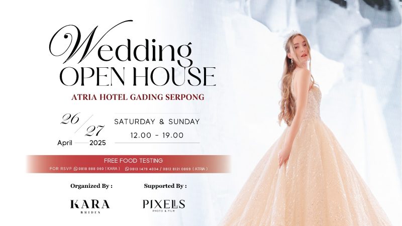 wedding open house atria hotel gading serpong