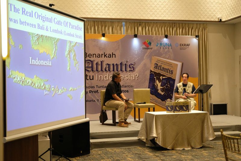 bedah buku atlantis ada di Indonesia