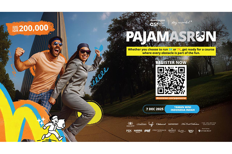pajamas run 2025 ascott indonesia TMII