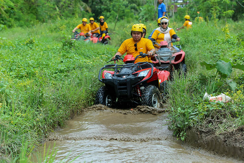 aktivitas team building ATV di Bali