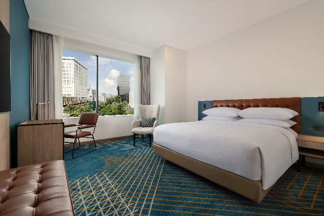 kamar di Four Points by Sheraton Jakarta Thamrin