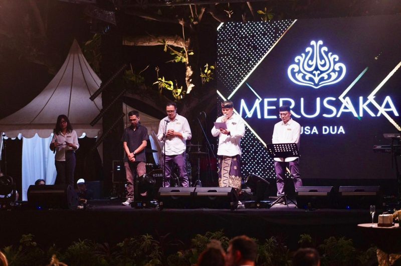 merusaka nusa dua bali doa bersama tahun baru
