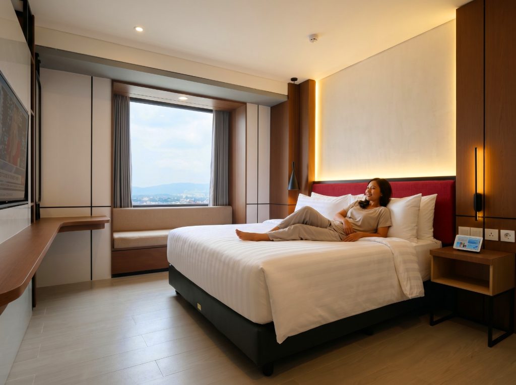 Deluxe Room fave+ hotel Lampung