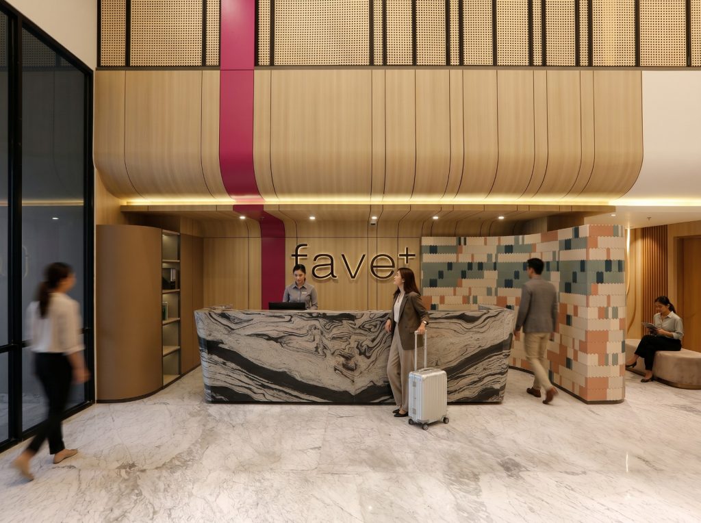 Lobby Area fave+ hotel Lampung