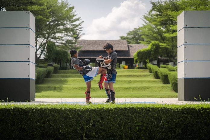 Muaythai kickboxing di The Slate Phuket