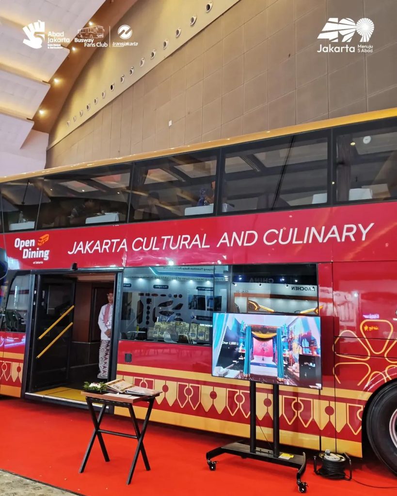 Bus Transjakarta Open Dining of Jakarta