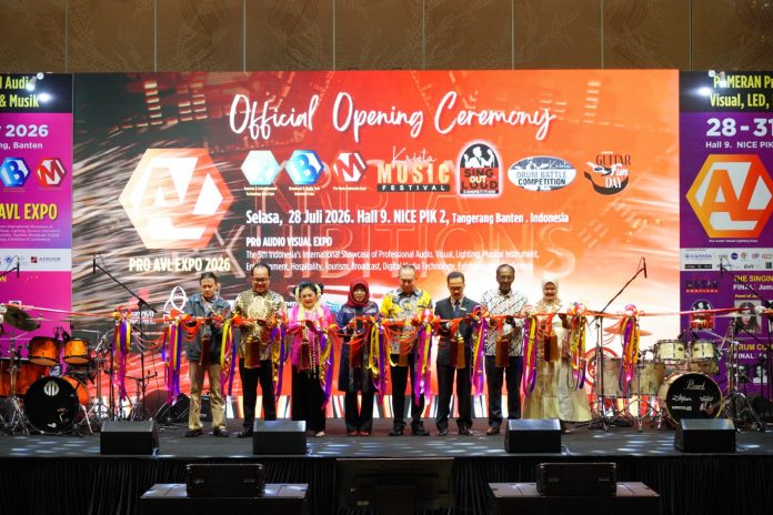 Opening pameran PRO AVL Indonesia 2026