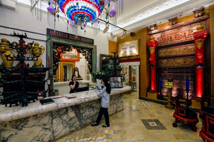 lobi hotel house of tugu jakarta