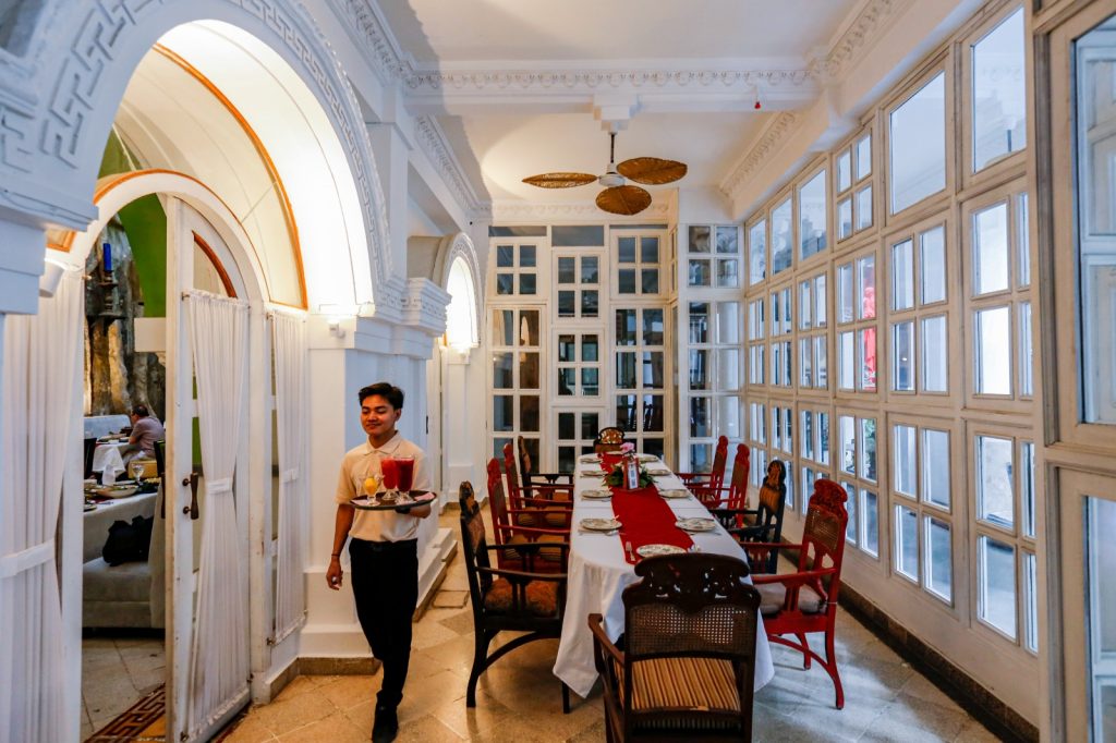 ruang privat di jajaghu restaurant house of tugu jakarta