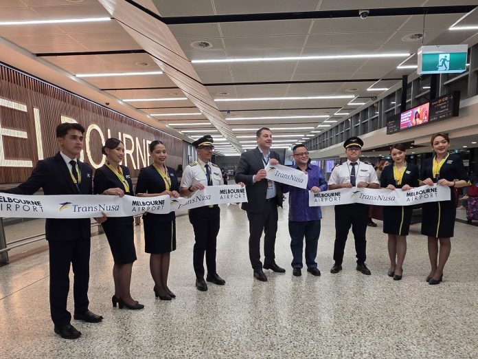 TransNusa Luncurkan Penerbangan Perdana Melbourne-Bali